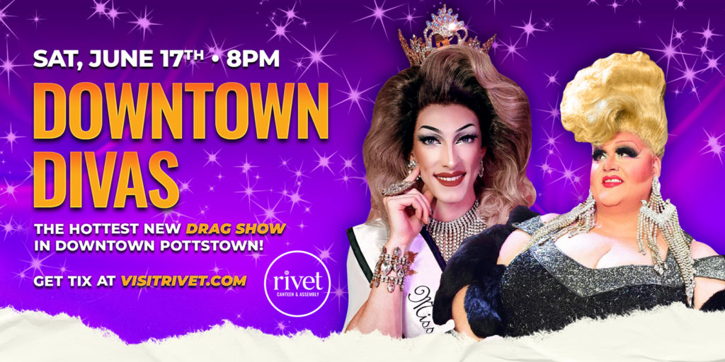 Downtown Divas at Rivet: Canteen & Assembly on Saturday, June 17th, 2023. Get your tickets before this show sells out!