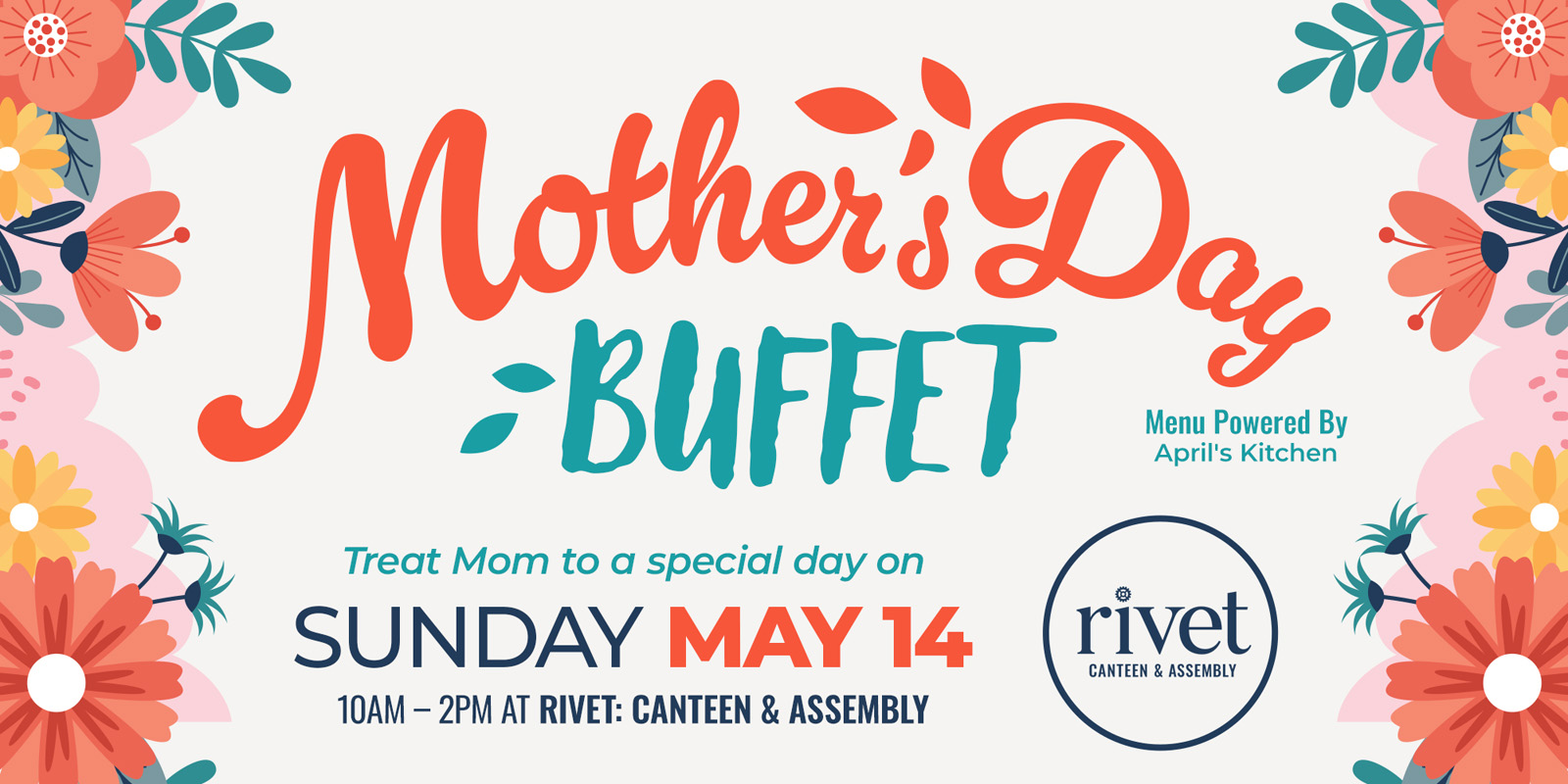 Join us on Sunday, May 14th from 10:00 AM to 2:00 PM, as we honor the love and care that mothers provide with an unforgettable brunch buffet experience at our Mother's Day Buffet event!